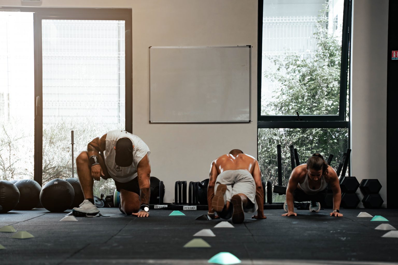 Un groupe à l’entraînement à L’Arène Gradignan