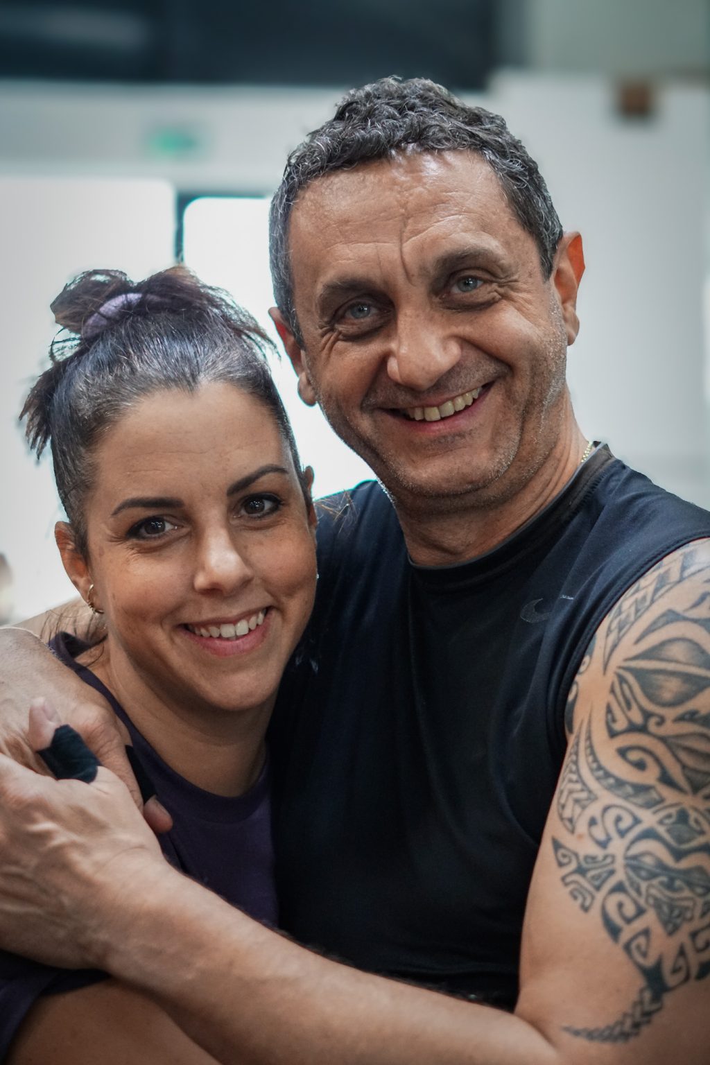 Deux membres de L’Arène Gradignan après leur séance